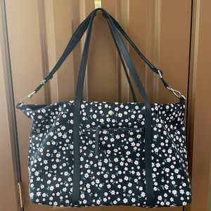 Navy daisy Kate spade weekender bag